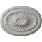 Ekena Millwork Saverne Ceiling Medallion, Hand-Painted Frost, 18 1/2"W x 13 1/2"H x 1 7/8"P CM18SAFRF - alternate 1